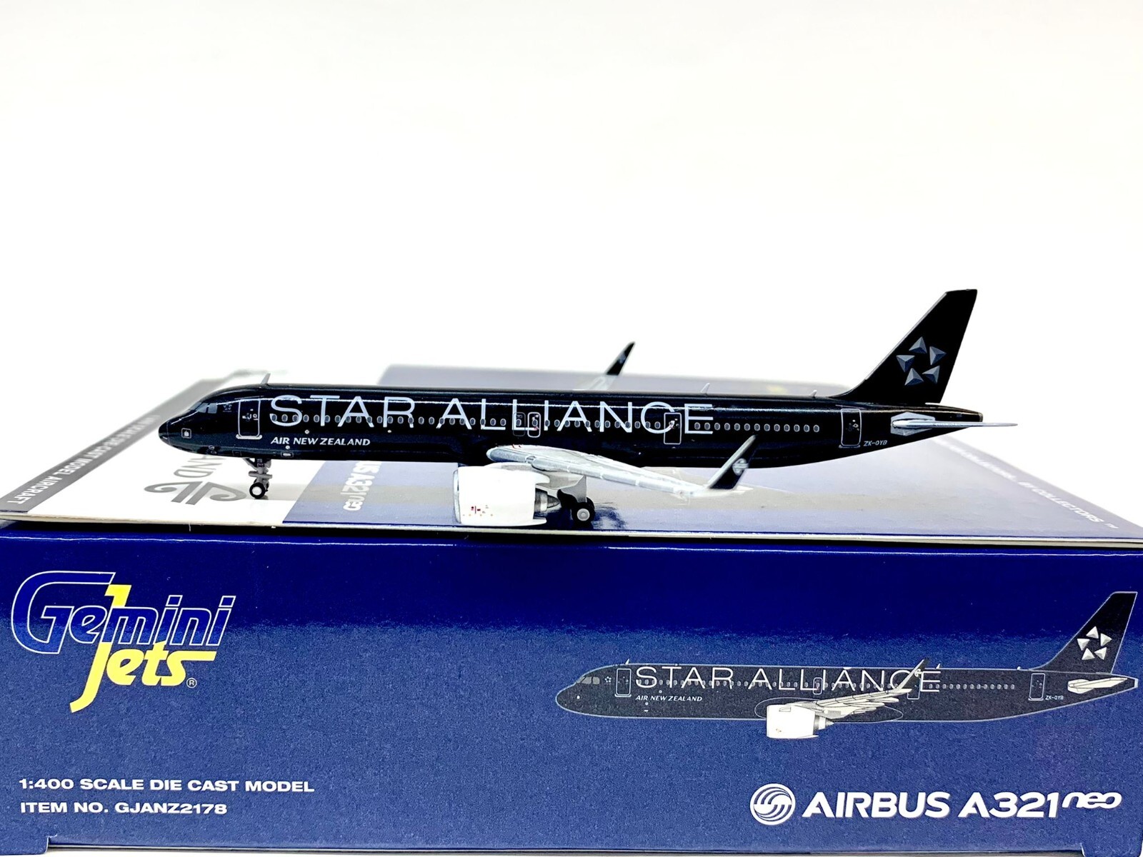 GeminiJets 1:400 Air New Zealand AIRBUS A321neo ZK-OYB