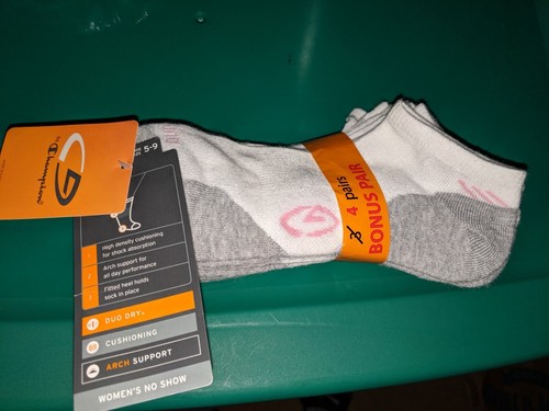 Size 5-9 Pack Of 4 Duo Dry Cushioning Arch Support