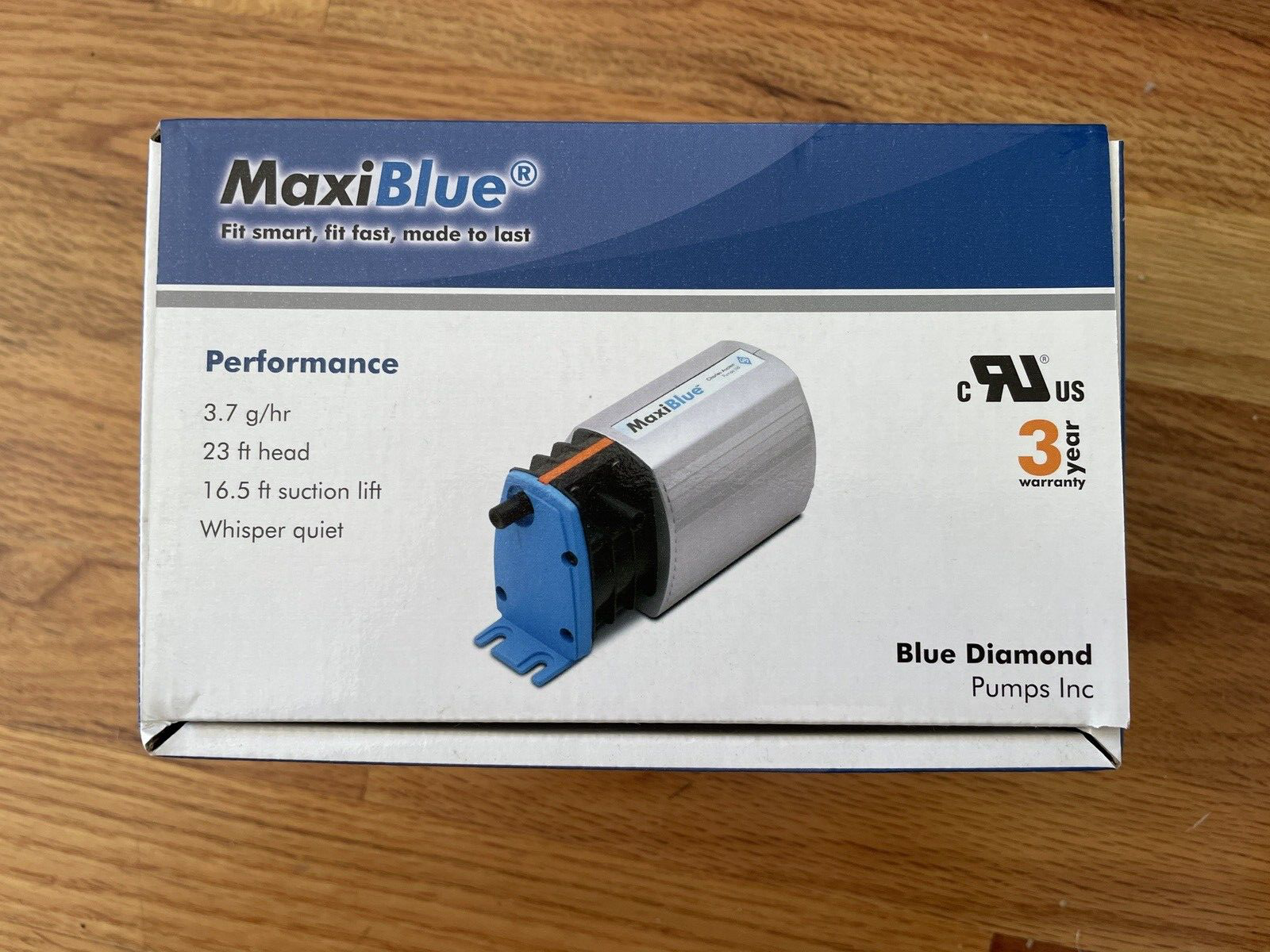 MaxiBlue X87-722 Blue Diamond Condensate Pump 208-230V 3.7 MaxiBlue X87-722 Blue Diamond Condensate Pump 208-230V 3.7