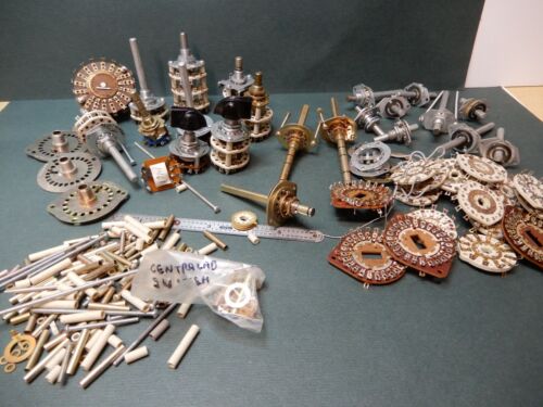 Centralab Huge Lot of Selector Switch Parts Shown Almost 3 Pounds