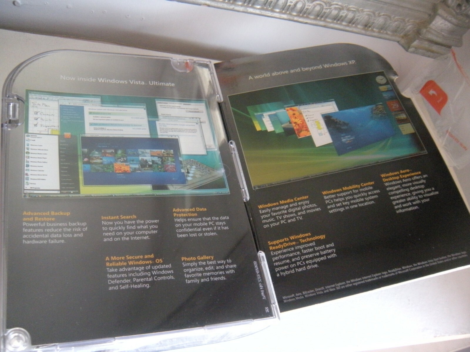 USED Microsoft Windows Vista Ultimate Upgrade genuine 32/64 bit w/ product key