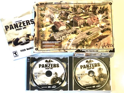 PC Codename: Panzers Phase One (PC, 2004)Game Disc & Manual Free Ship!