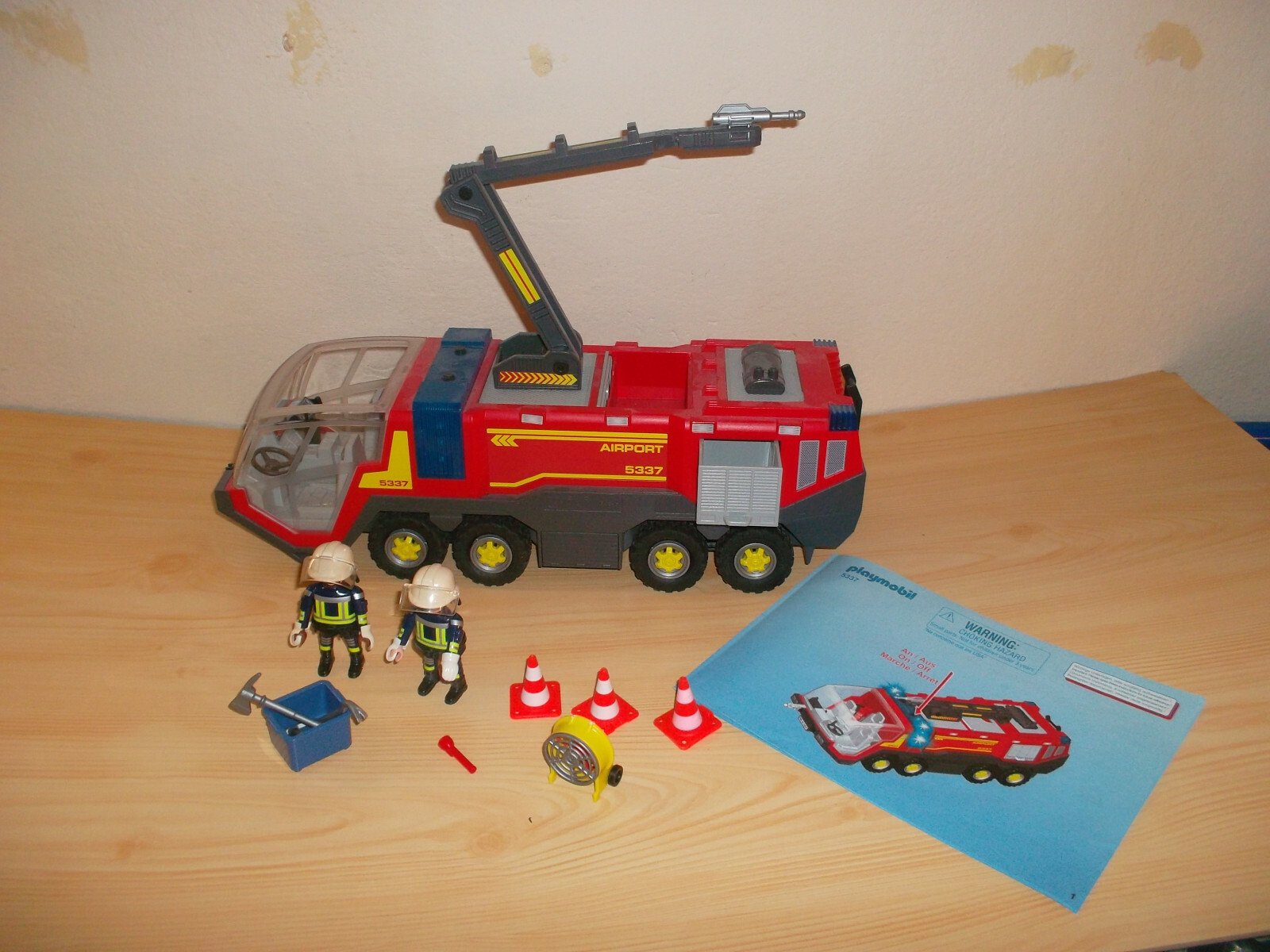 Playmobil Rettung Feuerwehrauto 5337