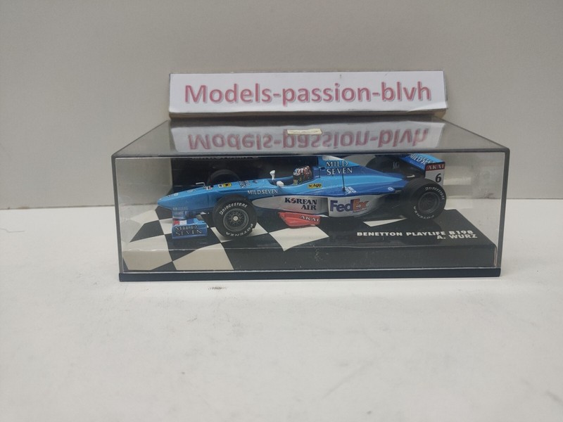 Benetton B198 Wurz 1998 1/43 F1 Mild Seven