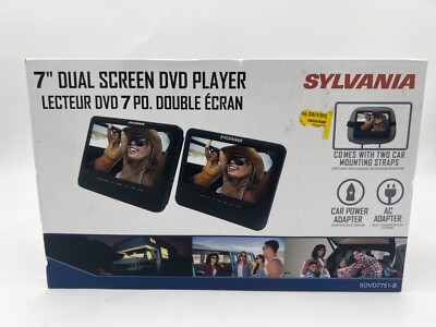 Sylvania SDVD8737 7-Inch Dual Screen Portable DVD Player