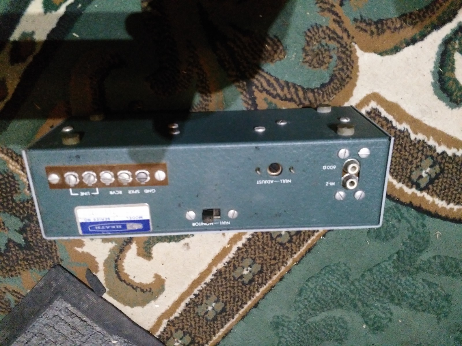 Estate Vintage Heathkit Model HD-15 Hybrid Phone Patch