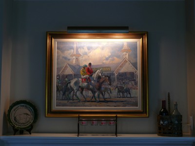 Peter Williams Original of Pat Day Kentucky Derby