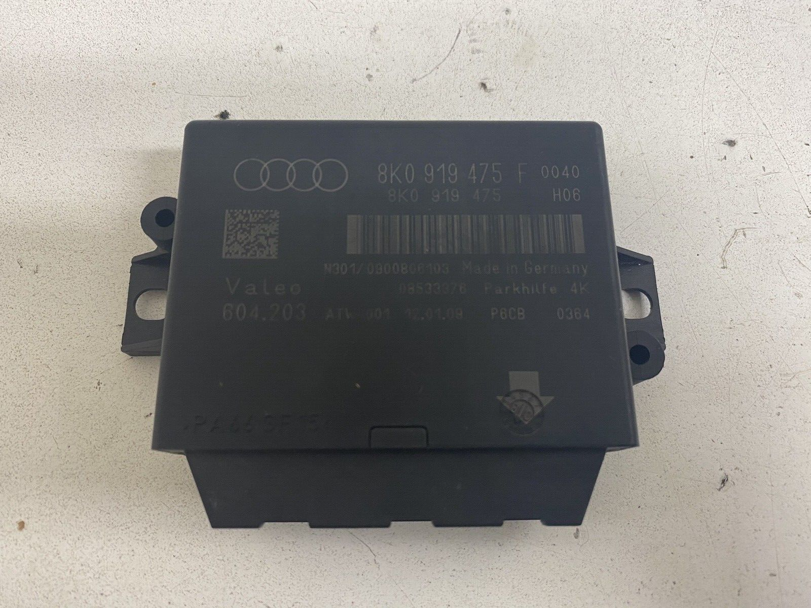 ファーストマニュアルa 2008-2010 Audi S5 Driver Aid Park Assist Module Computer 8K0