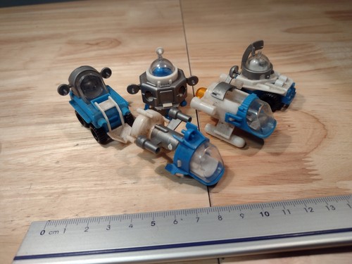 1980'S BRUDER Mini Space Vehicles Rover, Aircrafts, Lot of