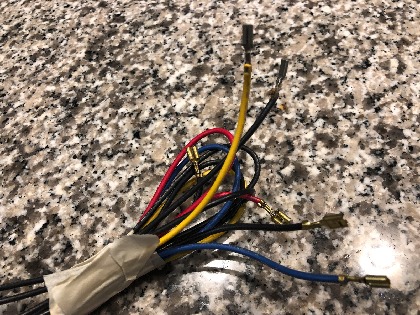 Cerwin Vega MX250 crossover terminal wiring assembly