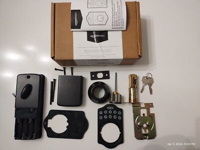 Amazon Basics Traditional Electronic Keypad Deadbolt Door Lock, Bronze