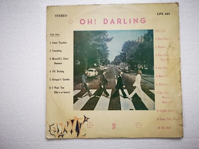 The Beatles  ''Oh ! Darling(Abbey Road)'' Malaysia  Anchor Label 1970 LP Rare