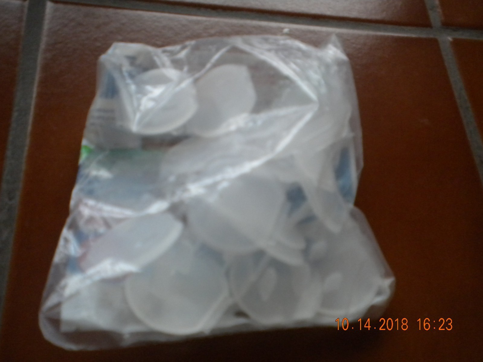 Child Safety Caps White Opaque Plastic Pack of 18 by Simply Conserve