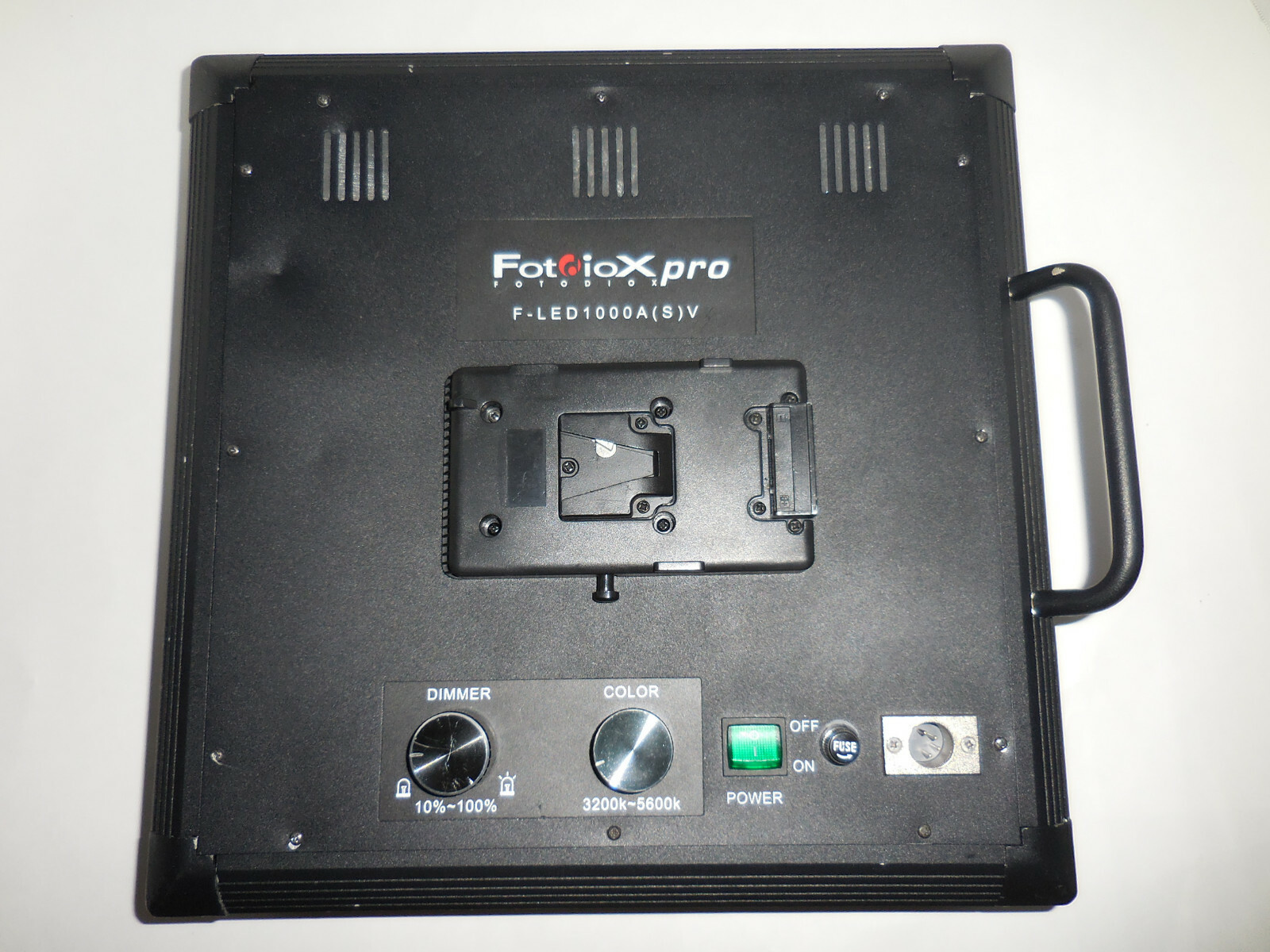 Fotodiox Pro LED 1000ASV with Barndoor, Photo Video Light, Dimmable & Color Temp