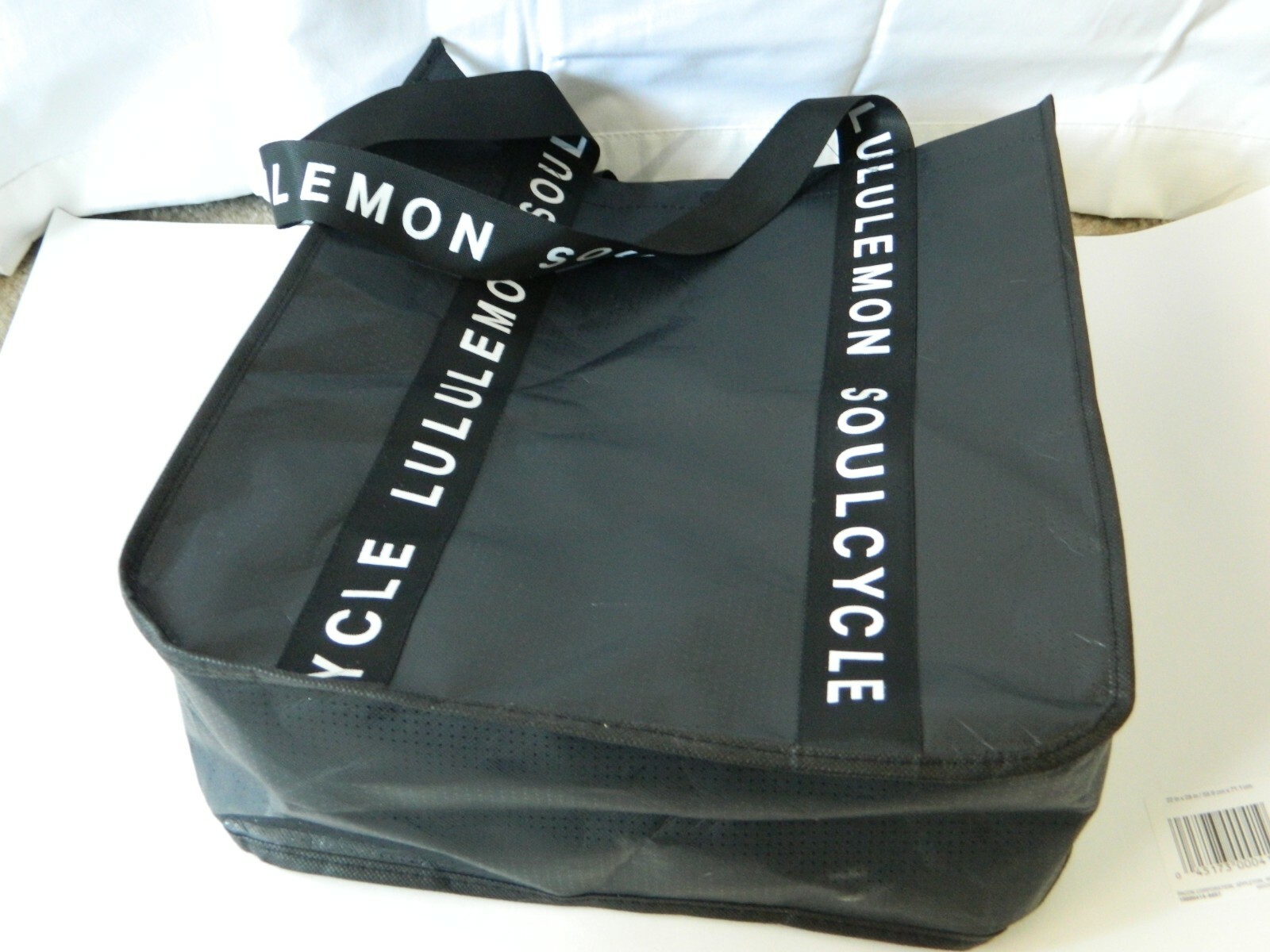NEW Lululemon Athletica X Soulcycle Black Shopper Bag Limited Edition