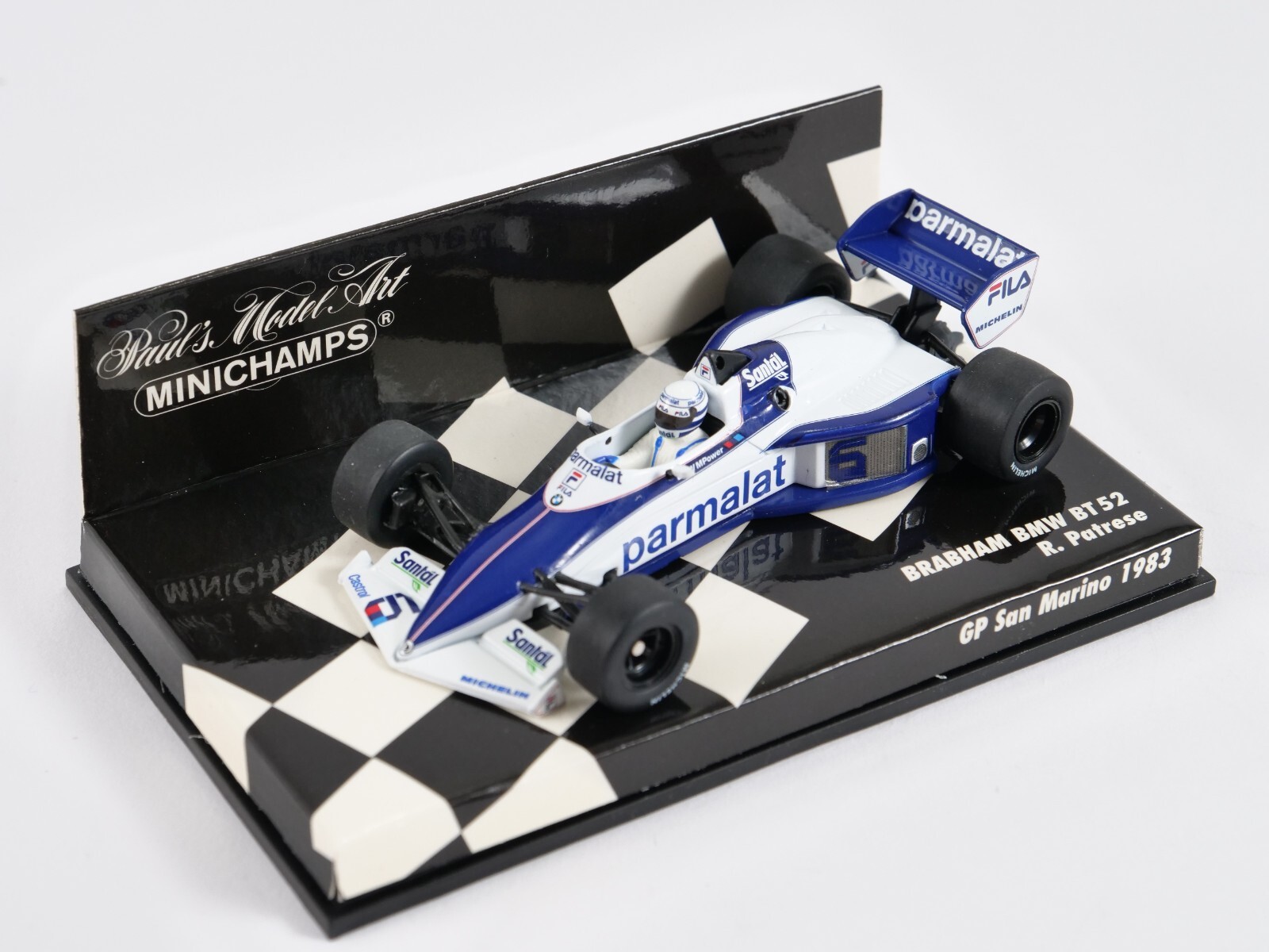 ミニカー MINICHAMPS BRABHAM BMW BT52 Minichamps 1/43 Brabham BMW BT 52 Patrese 430 830006