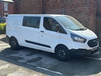 2018-18 Ford Transit Custom LWB D/CAB CREW VAN, 6 SEATER, FSH, AIR CON