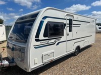 2017 Lunar Findon fixed island bed end washroom caravan