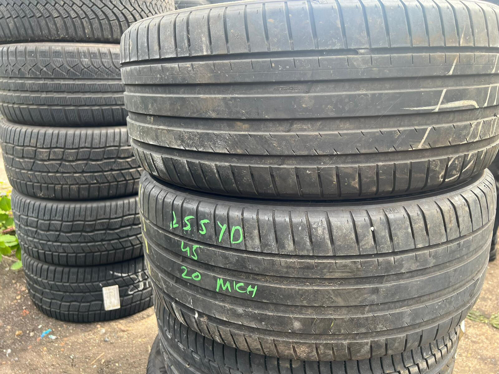 255 45 20 Michelin, Pilot Sport EV, XL, 105W, x2 A Pair 5.0mm  (F1_tyres) L2741