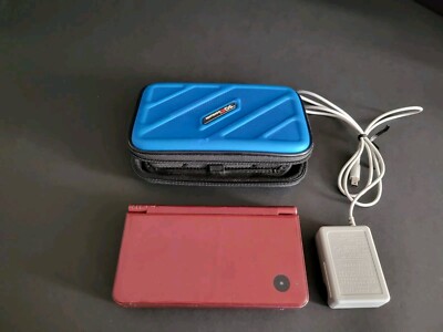 Nintendo DSi XL Launch Edition Wine Red Handheld System