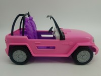 pink and purple barbie jeep