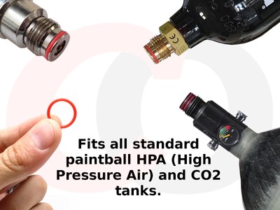 100 Paintball CO2 HPA Nitro Tank POLYURETHANE O-Rings poly urethane oring