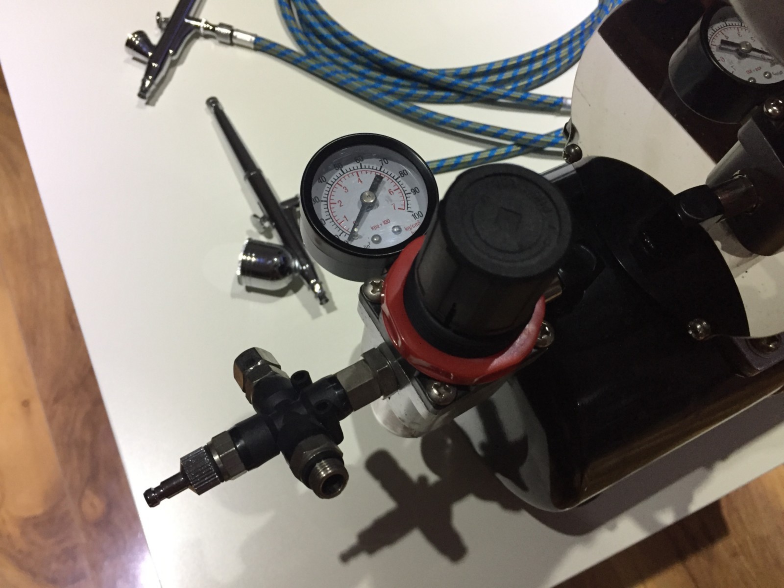1/5 HP Airbrush Compressor + Tamiya Paint + Airbrush + more!!  @@@ LOOK @@@