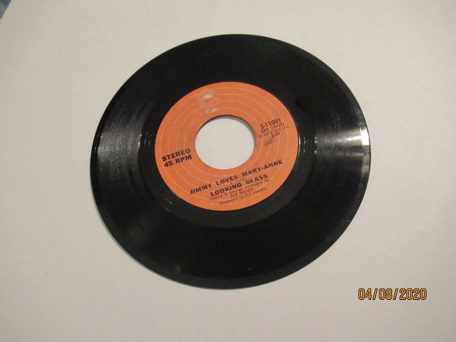 Looking Glass: Jimmy Loves Mary-Ann / Wooly Eyes / 45 Rpm