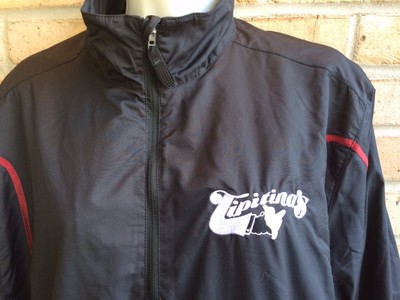 NWOT Tiptina's New Orleans Nike Dri-Fit Black Windbreaker - size M FAST SHIP