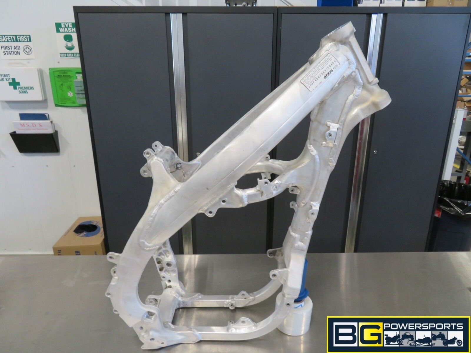 EB599 2006 06 HONDA CRF 450X FRAME ASSY NON-REPAIRABLE VIN EB599 2006 06 HONDA CRF 450X FRAME ASSY NON-REPAIRABLE VIN