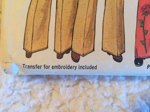 SIMPLICITY SEWING PATTERN #7185, MISSES' PANTSUIT SIZE 12 VINTAGE 1975