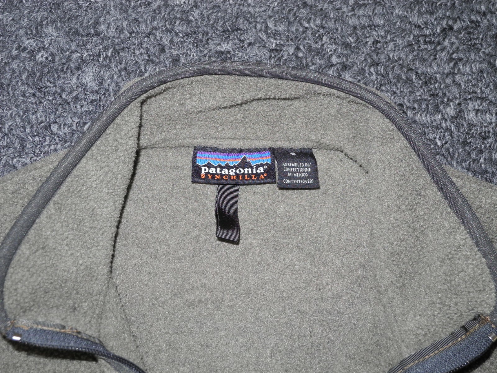 MINT Vintage Patagonia Synchilla Fleece Pullover 1/2 Zip Men's S Small Green