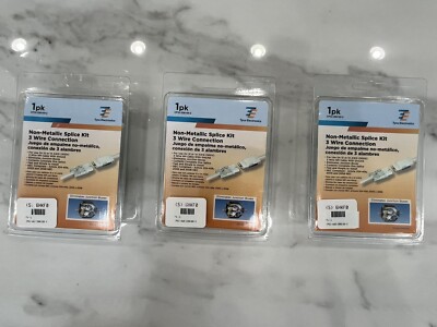 (3 Packs) Tyco Non-Metallic Splice Kit 3 Wire Connection CPGI-208169-2