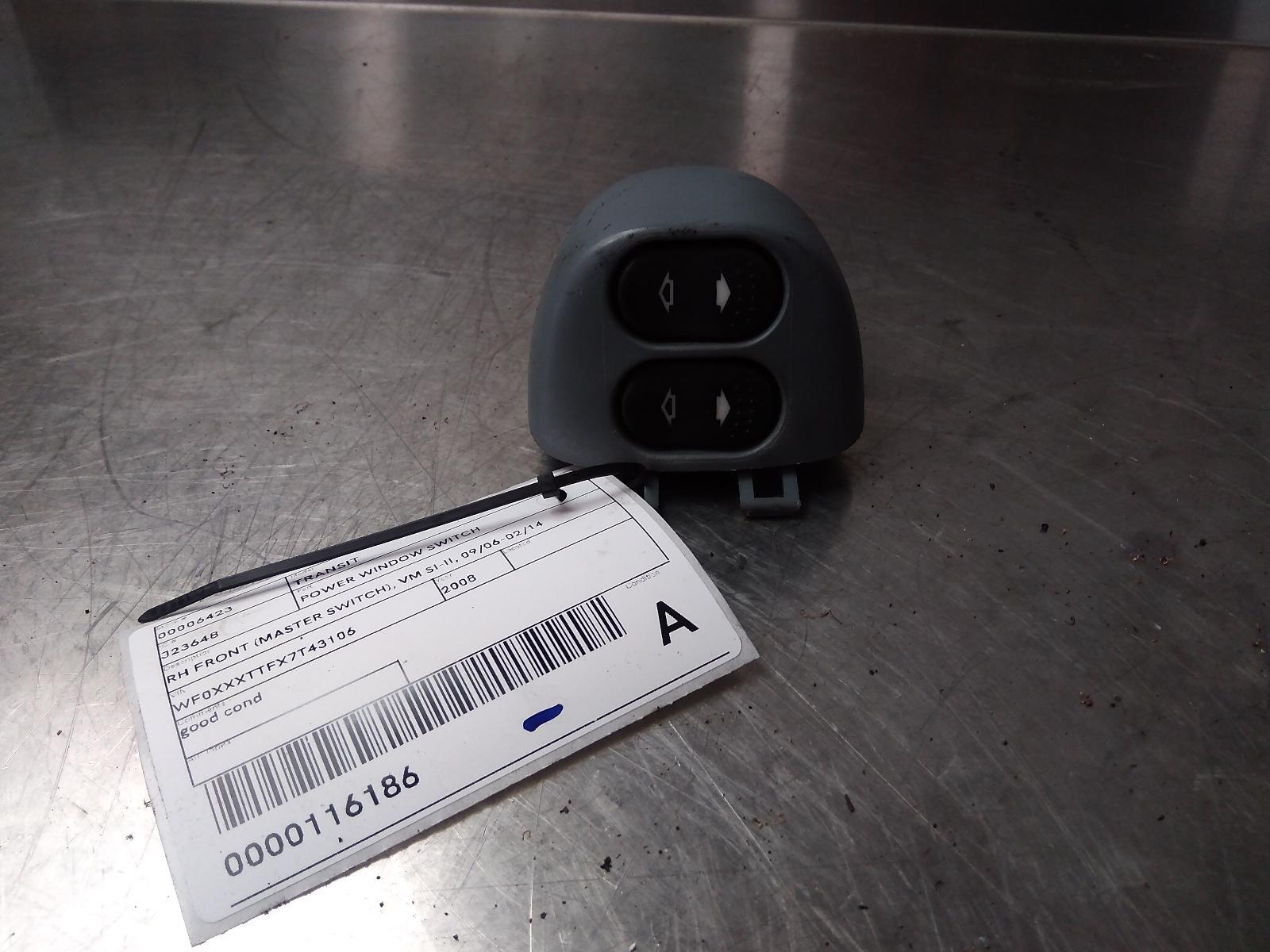 FORD TRANSIT POWER WINDOW SWITCH RH FRONT (MASTER SWITCH), VM SIII, 09