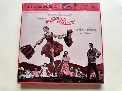 The Sound Of Music OST (1965) 7'' Cine Reel-To-Reel 7 ½ ips 4-Track Stereo SEALED