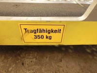 Ford Transit VI 06-13 Turnier Rollstuhlrampe ALU Laderampe Auffahrrampe klappbar 350kg L250 B62 Ford Transit VI... Vorschau 2