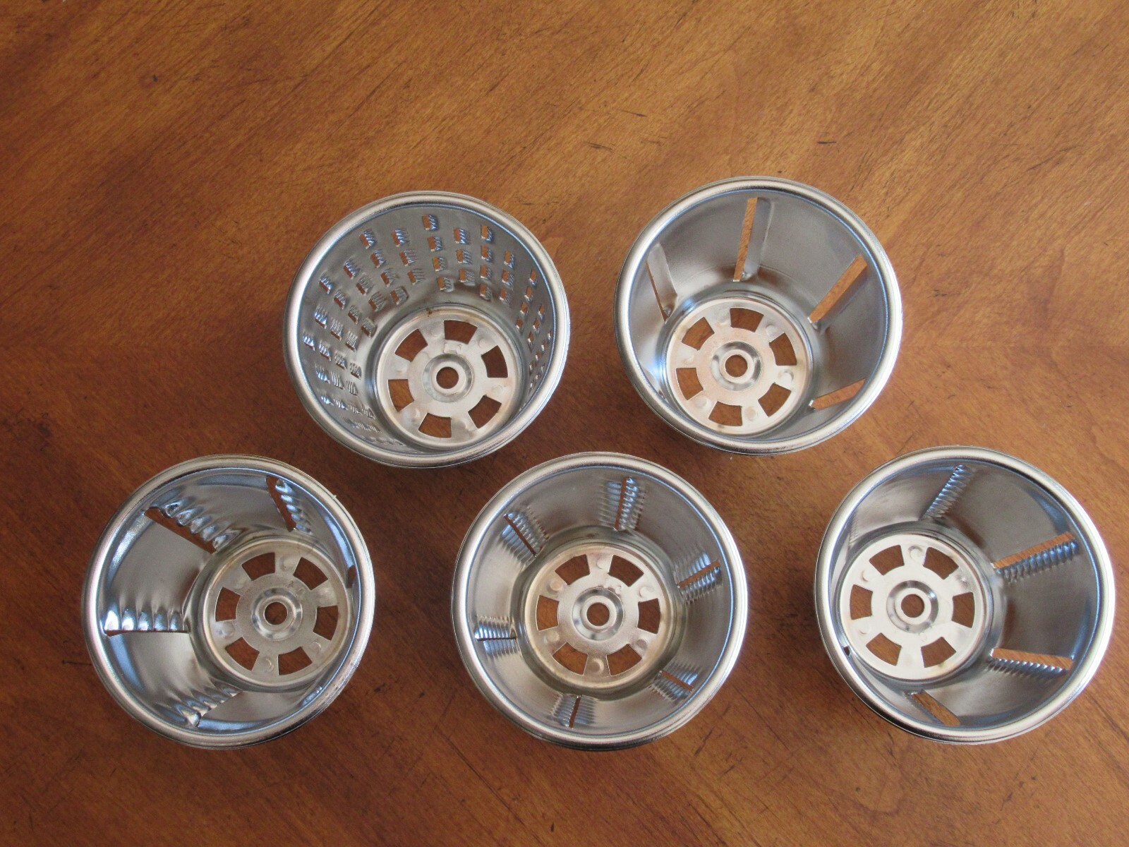 5 Cones For Saladmaster King Kutter Manual Food Processor Replacement Part 1G-5G