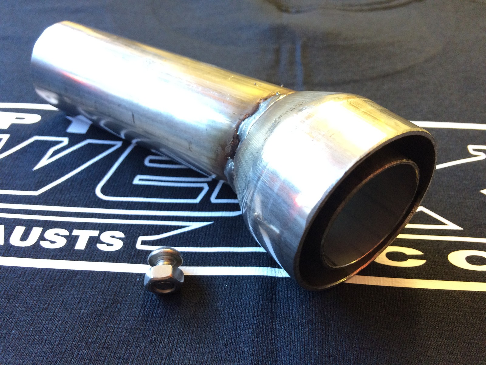 Baffle DB Killer to fit 2" 51 mm Angled Outlet Exhaust Can Silencer eBay
