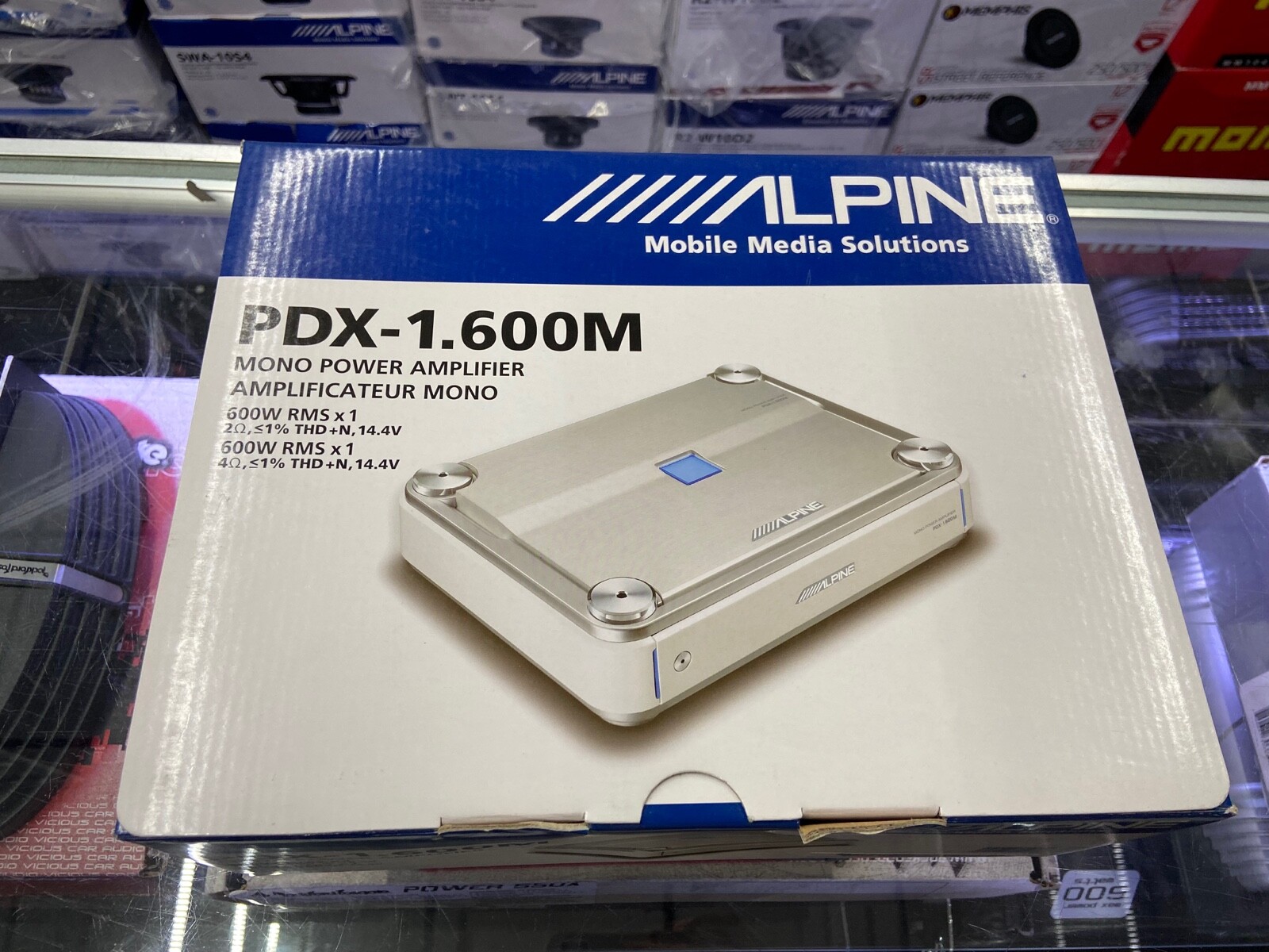 ALPINE PDX-1.600 MONO SUBWOOFER CAR AMPLIFIER *CLASSIC ALPINE PDX-1.600 MONO SUBWOOFER CAR AMPLIFIER *CLASSIC