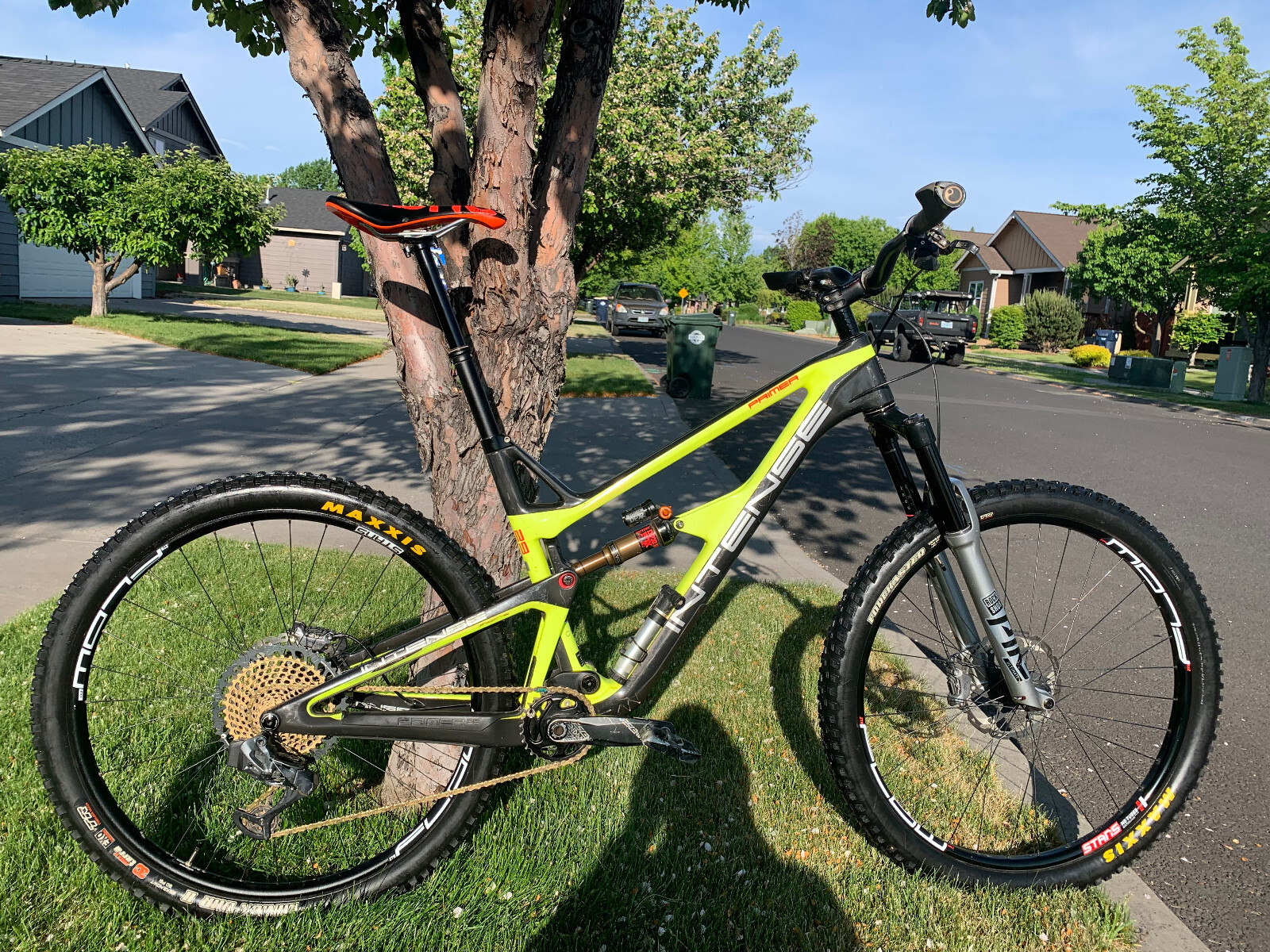 2020 Intense Primer 29 XL Yellow/Black Mtn Bike | eBay