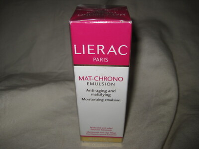 Lierac Mat-Chrono Emulsion Anti-Aging and Mattifying 1.42oz 40ml NEW SEALED BOX