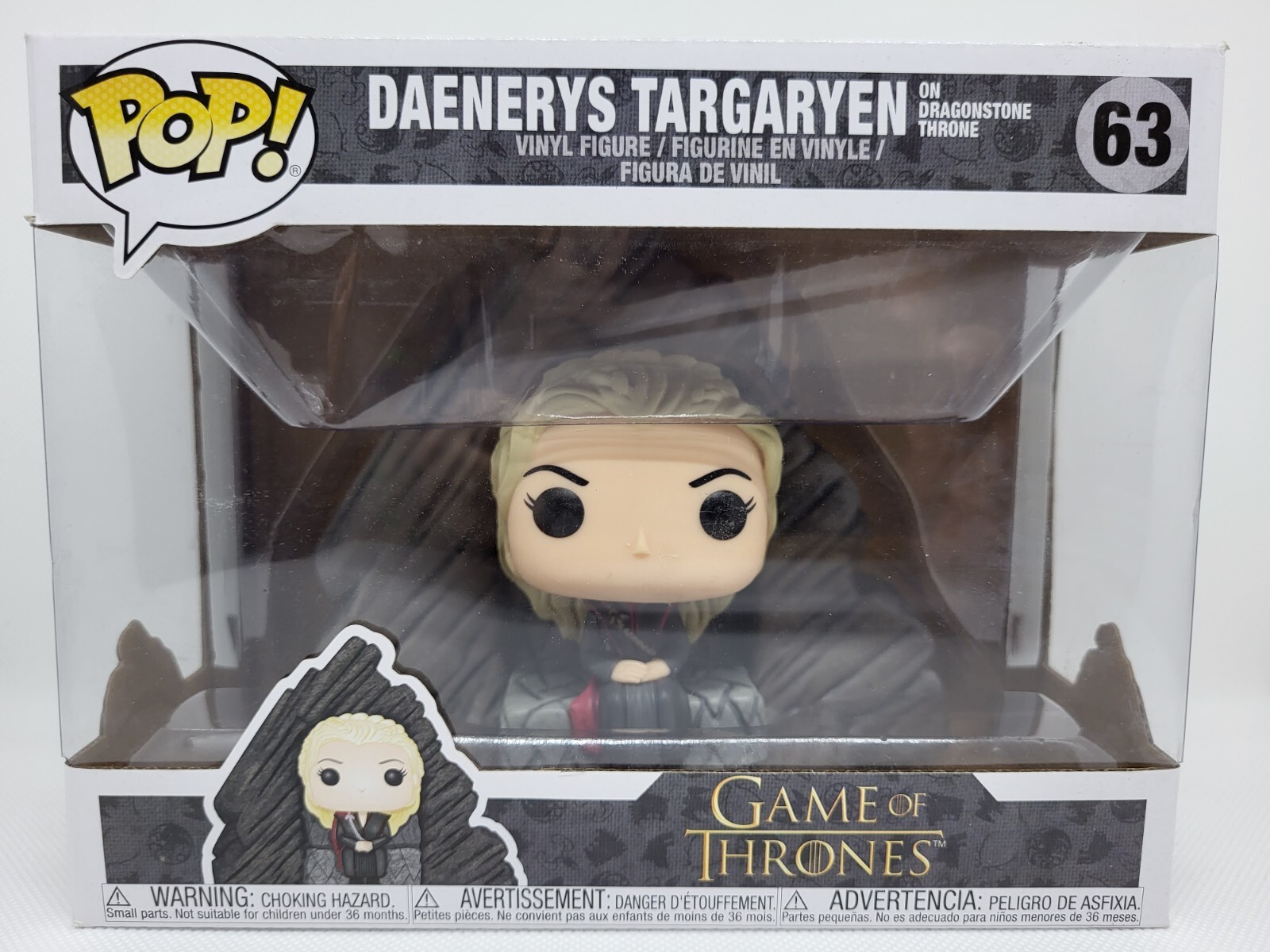 Funko Pop Daenerys Targaryen On Dragonstone Throne #63 | eBay