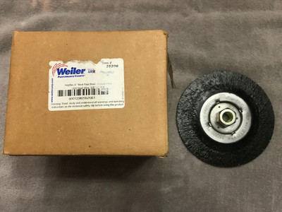 Weiler  6'' X 5/8'' - 11 Polyflex  Dualife  Roughneck  Steel Crimped Wire Encapsul