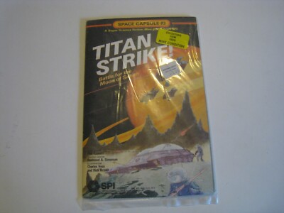 Vintage 1970s SPI Titan Strikes Space Capsule #3 Sci-Fi Battle Game