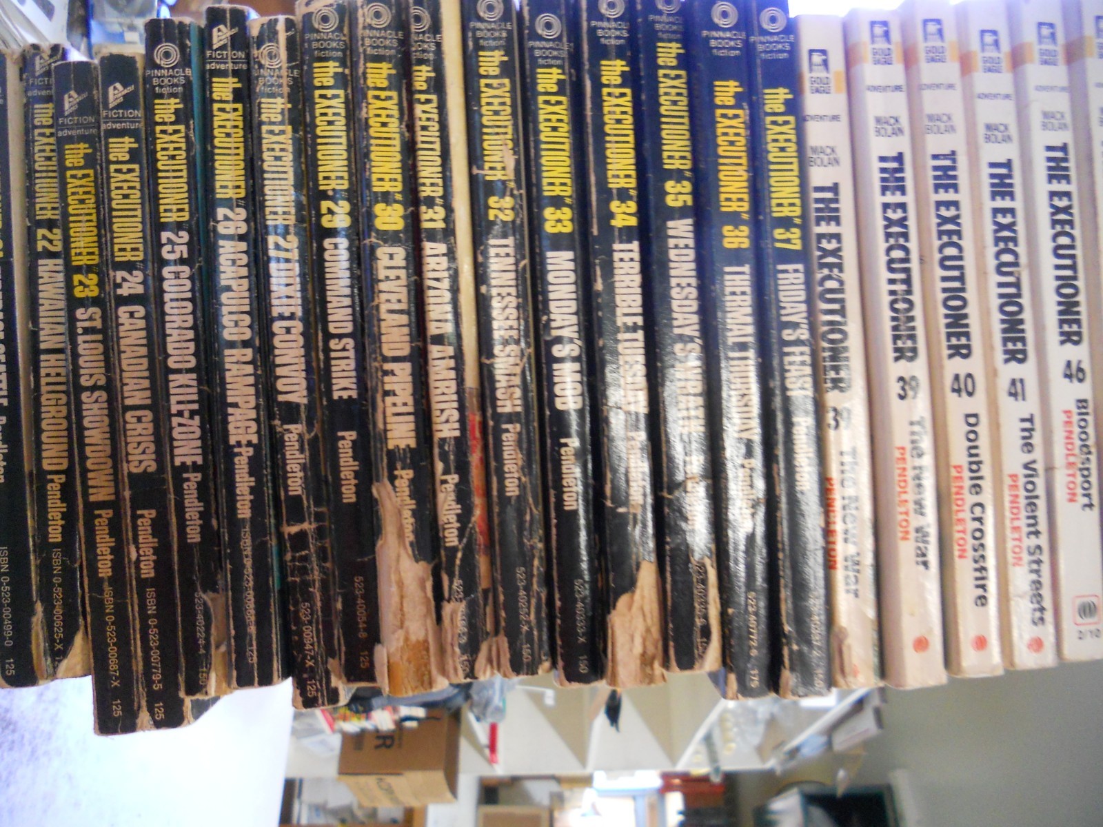 THE EXECUTIONER BOOK LOT OF 48 + 7 OTHER PHOENIX FORCE ABLE TEAM DON PENDLETON