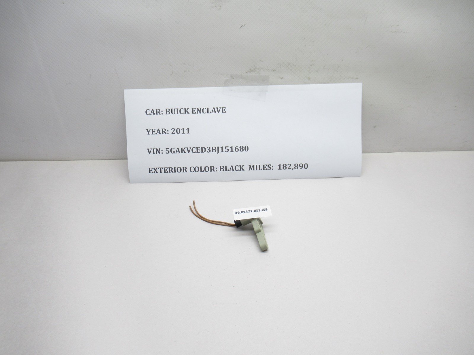 2008-2012 Buick Enclave Used Interior Temperature Sensor OEM 107628938
