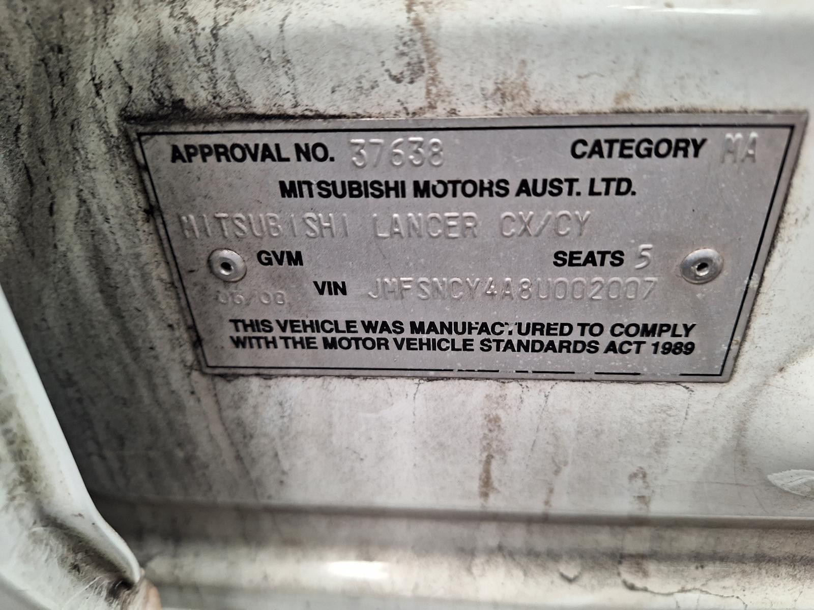 MITSUBISHI LANCER 2007-2015 LEFT FRONT DOOR WINDOW CJ, 09/07-10/15 - thumbnail 9