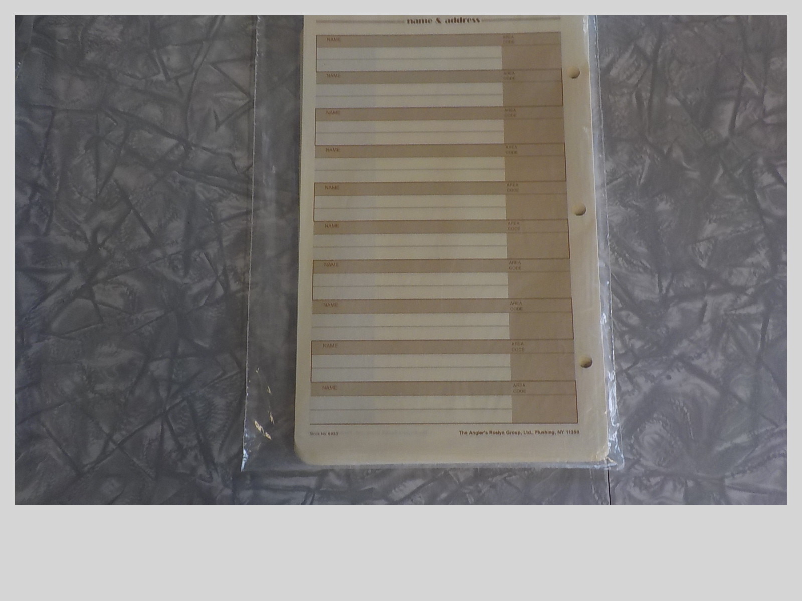 Loose-leaf Phone And Address Refills 8