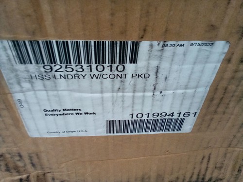 ECOLAB Homestyle Solid Laundry Detergent Dispenser W/ Control Panel