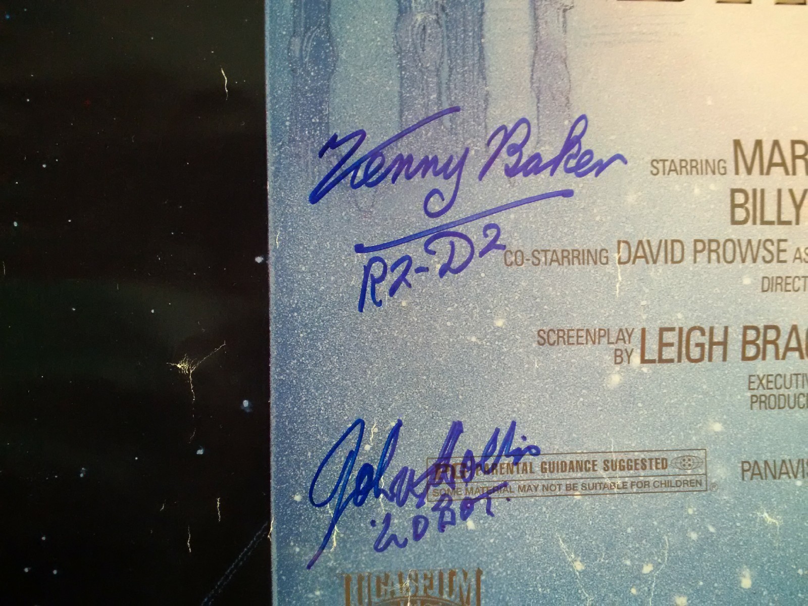 STAR WARS Cast Signed Autograph Poster Empire Strikes Back Hollis Baker Bulloch